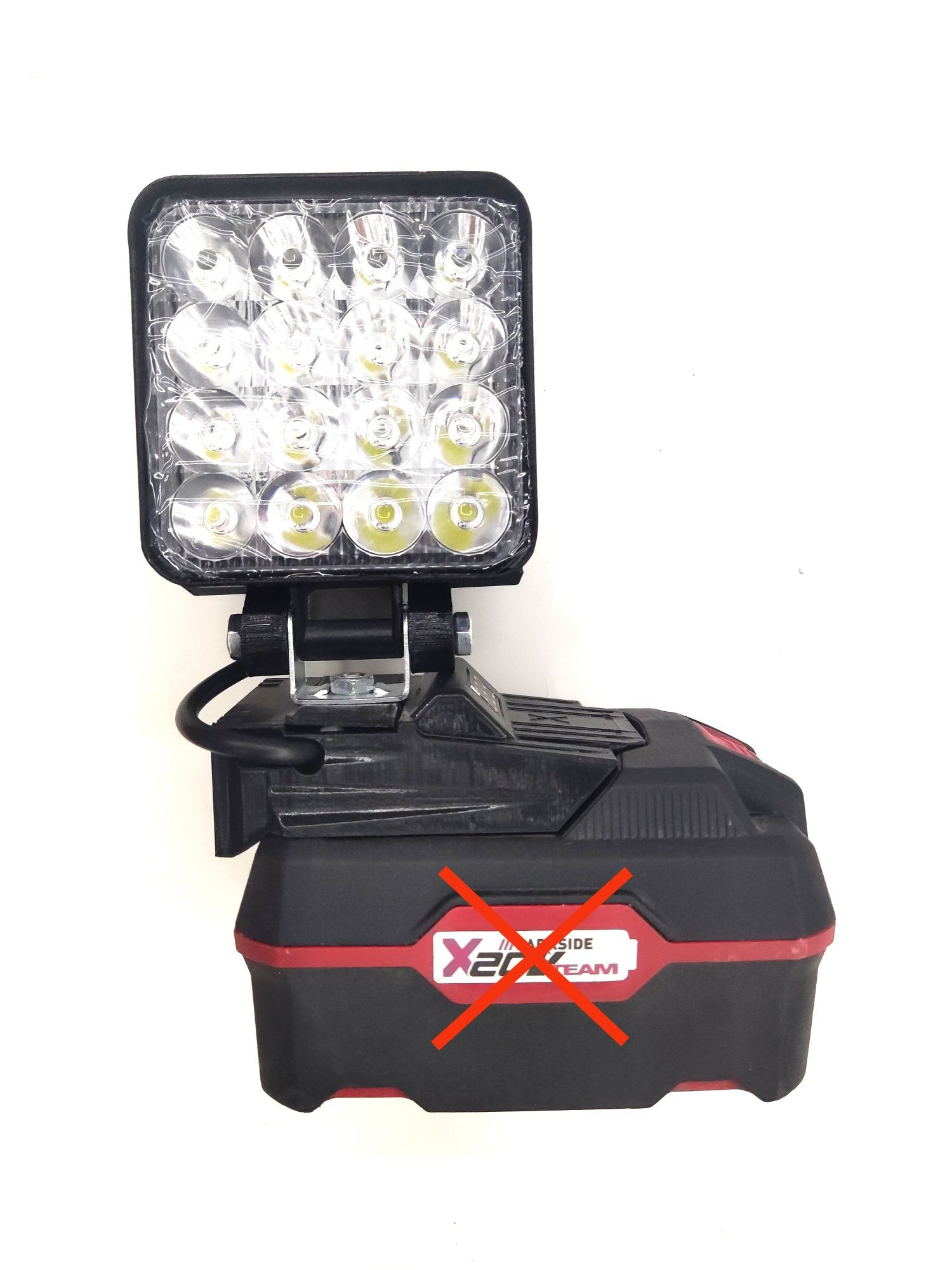 Farol LED 48w para Bateria Parkside 20v