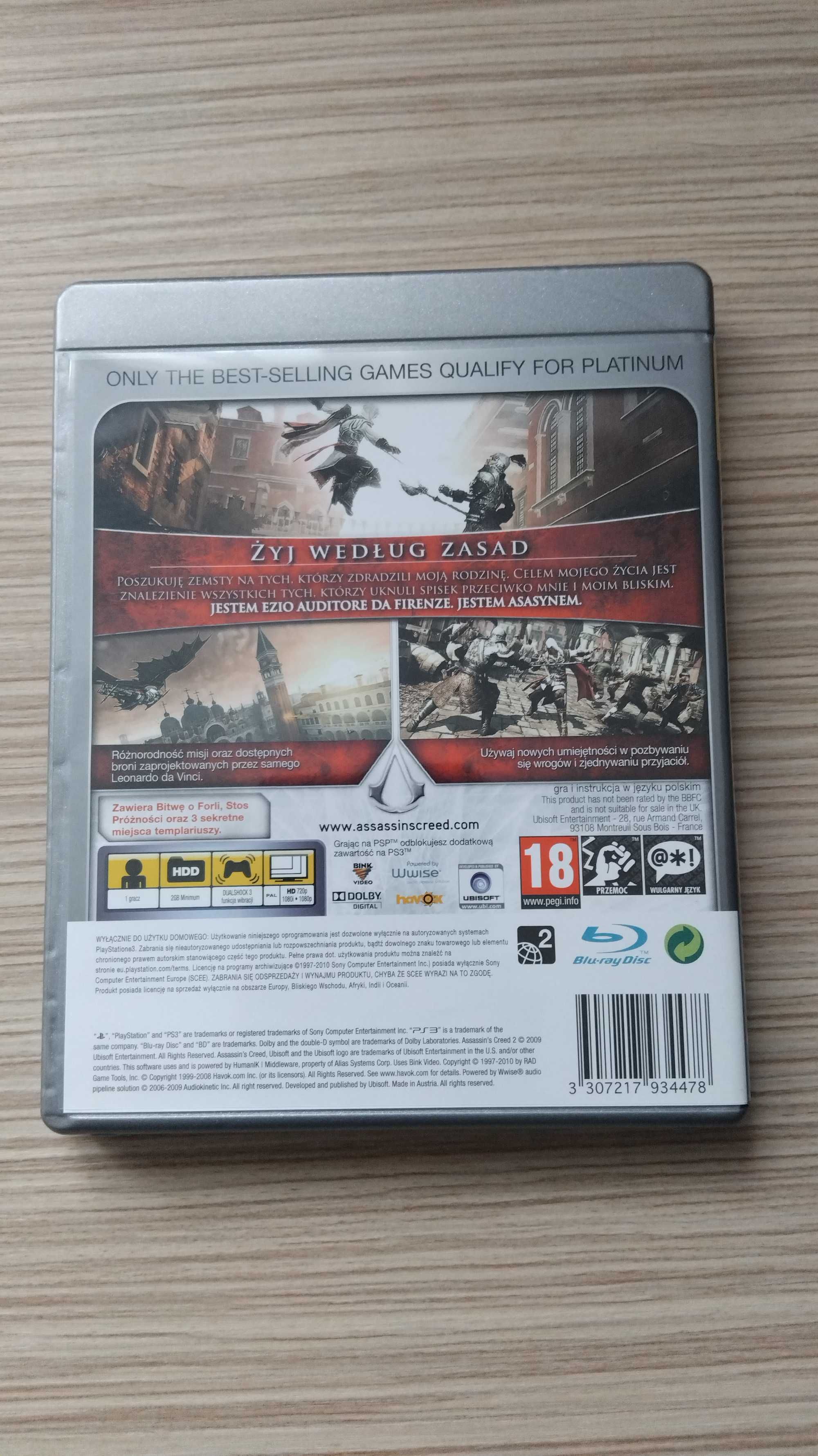 Gra Assasin's Creed 2 PS3