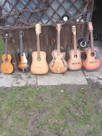 Gitary z kolekcji.