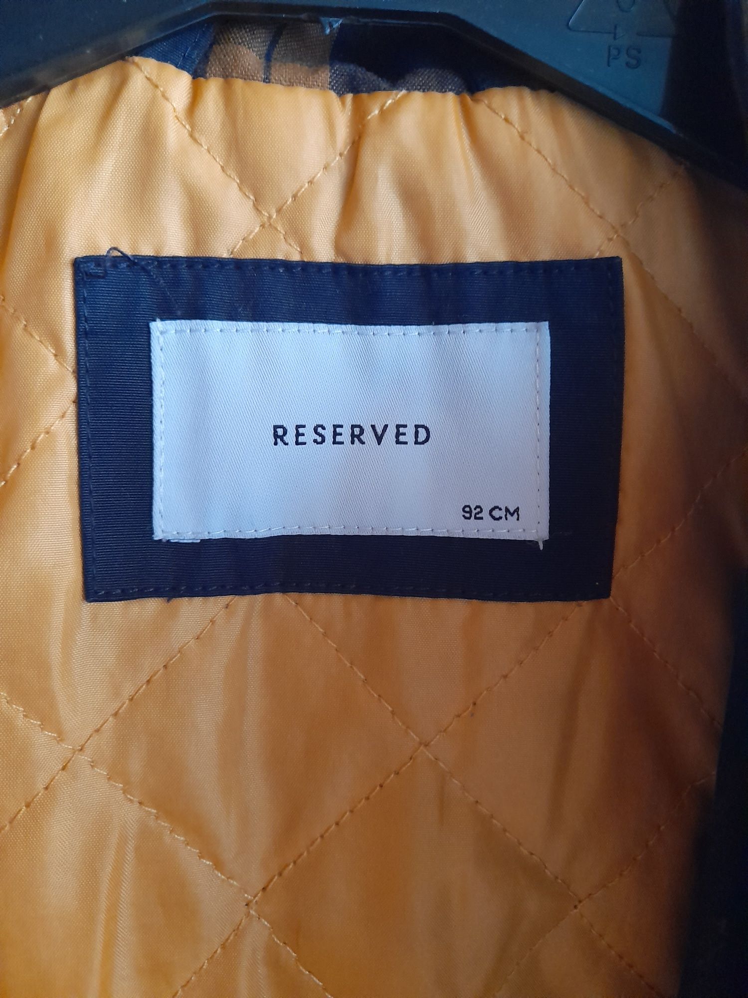 Nowa kurtka chłopięca przejsciowa reserved parka r. 92 granatowy