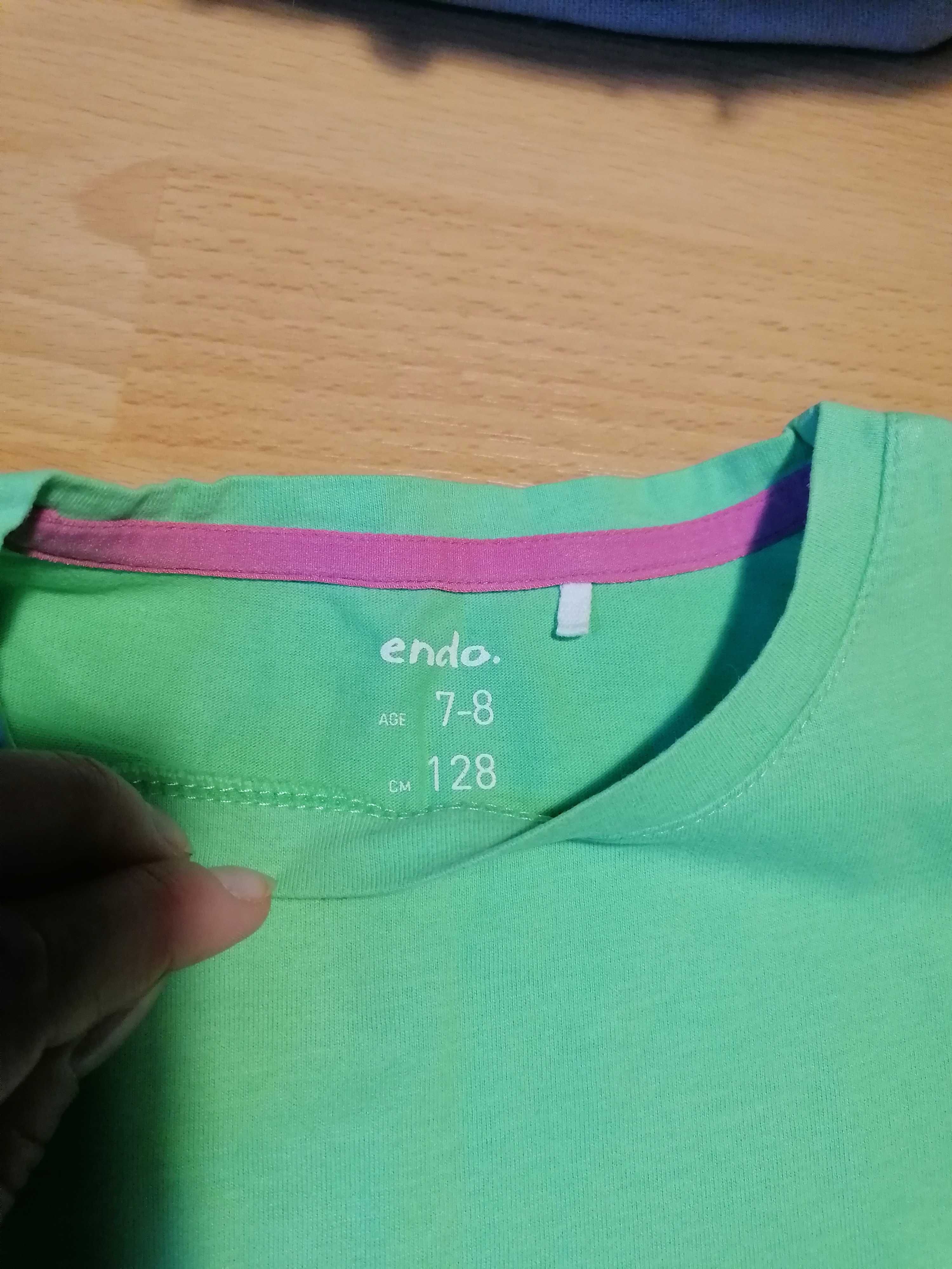 Koszulka T-shirt ENDO rozmiar 128 wiek 7-8 lat