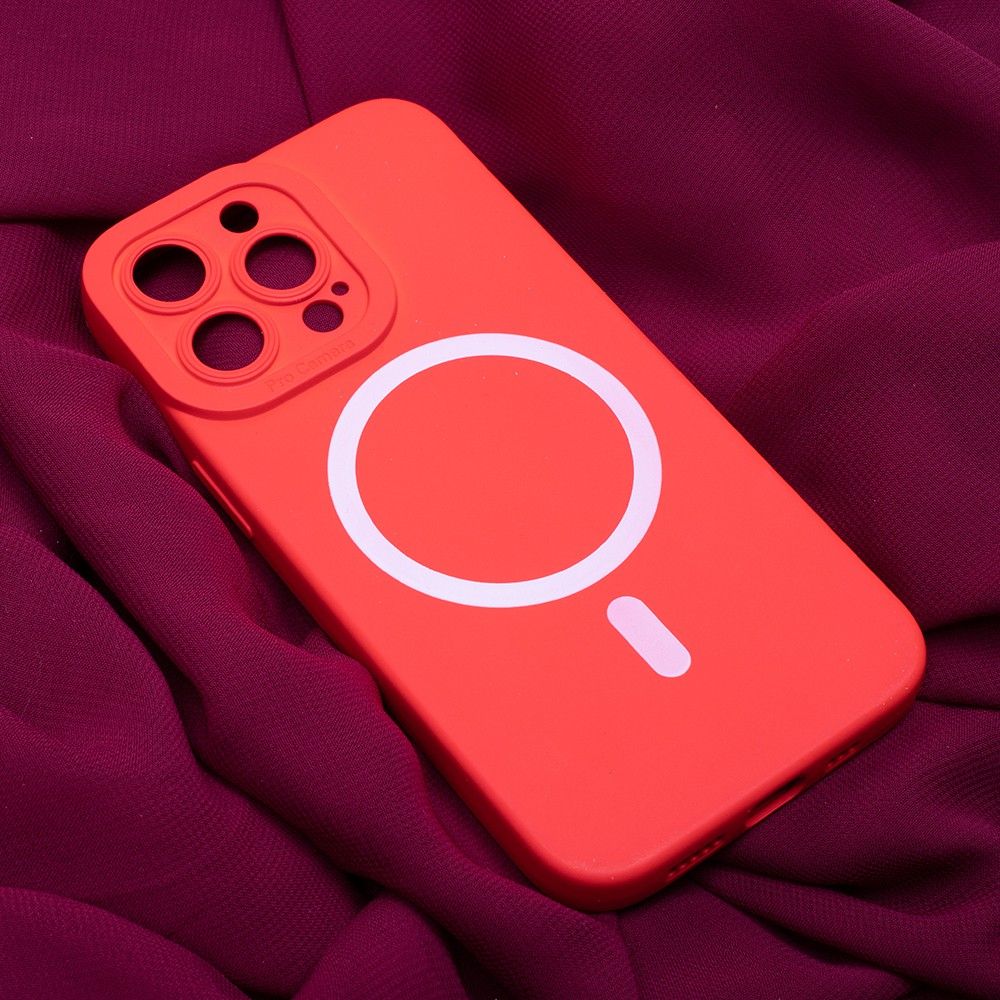 Etui Silicon Magsafe do iPhone 14 Red
