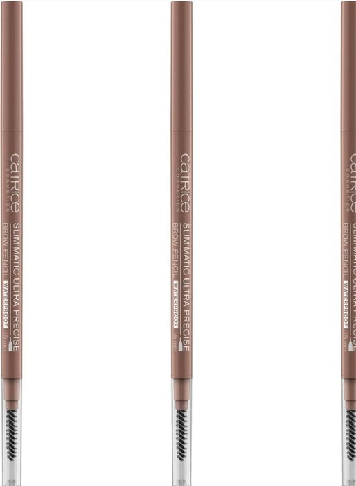 3 x Catrice kredka do brwi, slim matic, wodoodporna 020