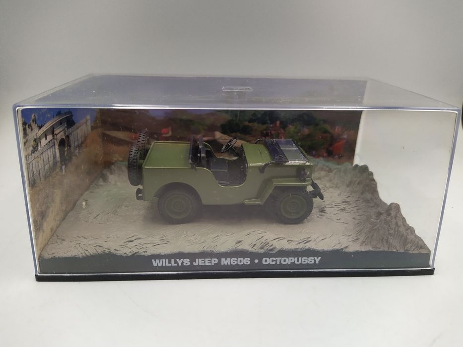 Jeep Willys M606 James Bond collection Eaglemoss 1:43