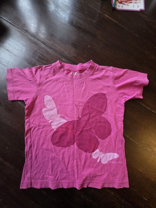 Koszulka różowa, roz. 116-122
