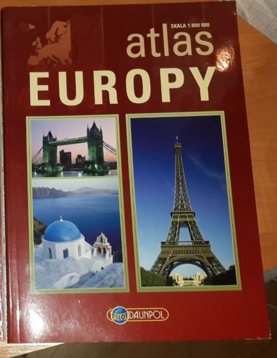 Książka  "Atlas Europy "