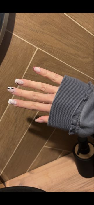 Paznokcie żelowe/hybrydowe 80zł