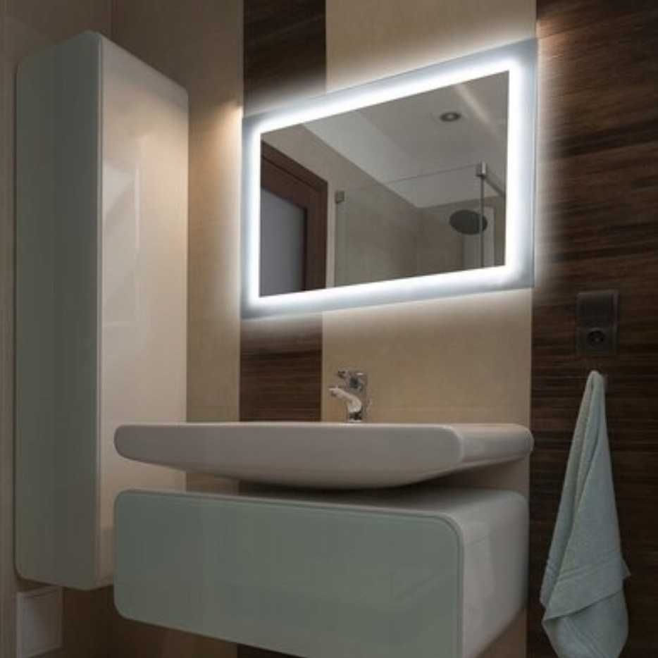 Lustro z oświetleniem led do łazienki 400 x 500 cm