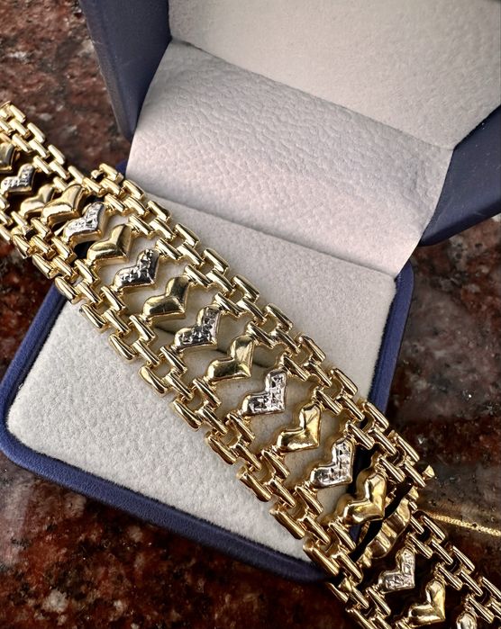 Damska złota bransoletka