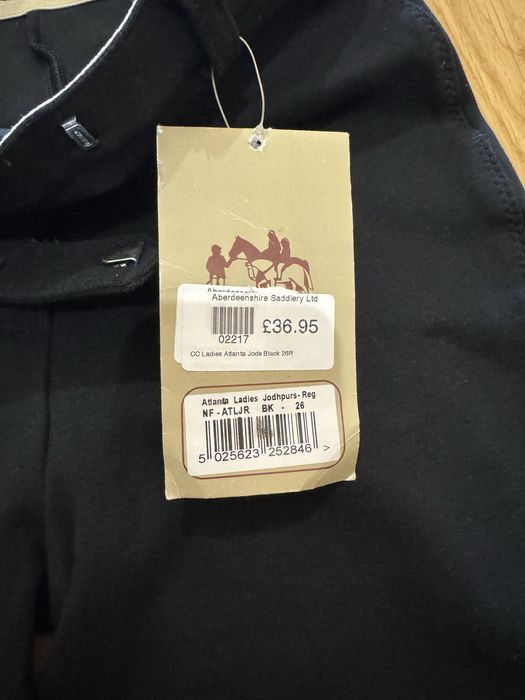 Bryczesy spodnie Harry Hall rozm.26 czarne