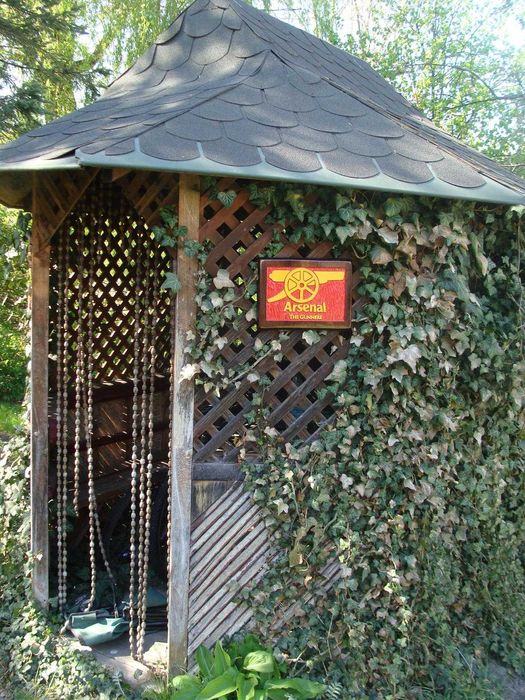 Arsenal Londyn Ręcznie rzeźbione logo z drewna.