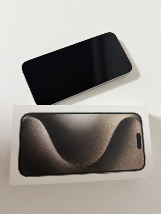 Iphone 15 pro max 256gb natural titanium