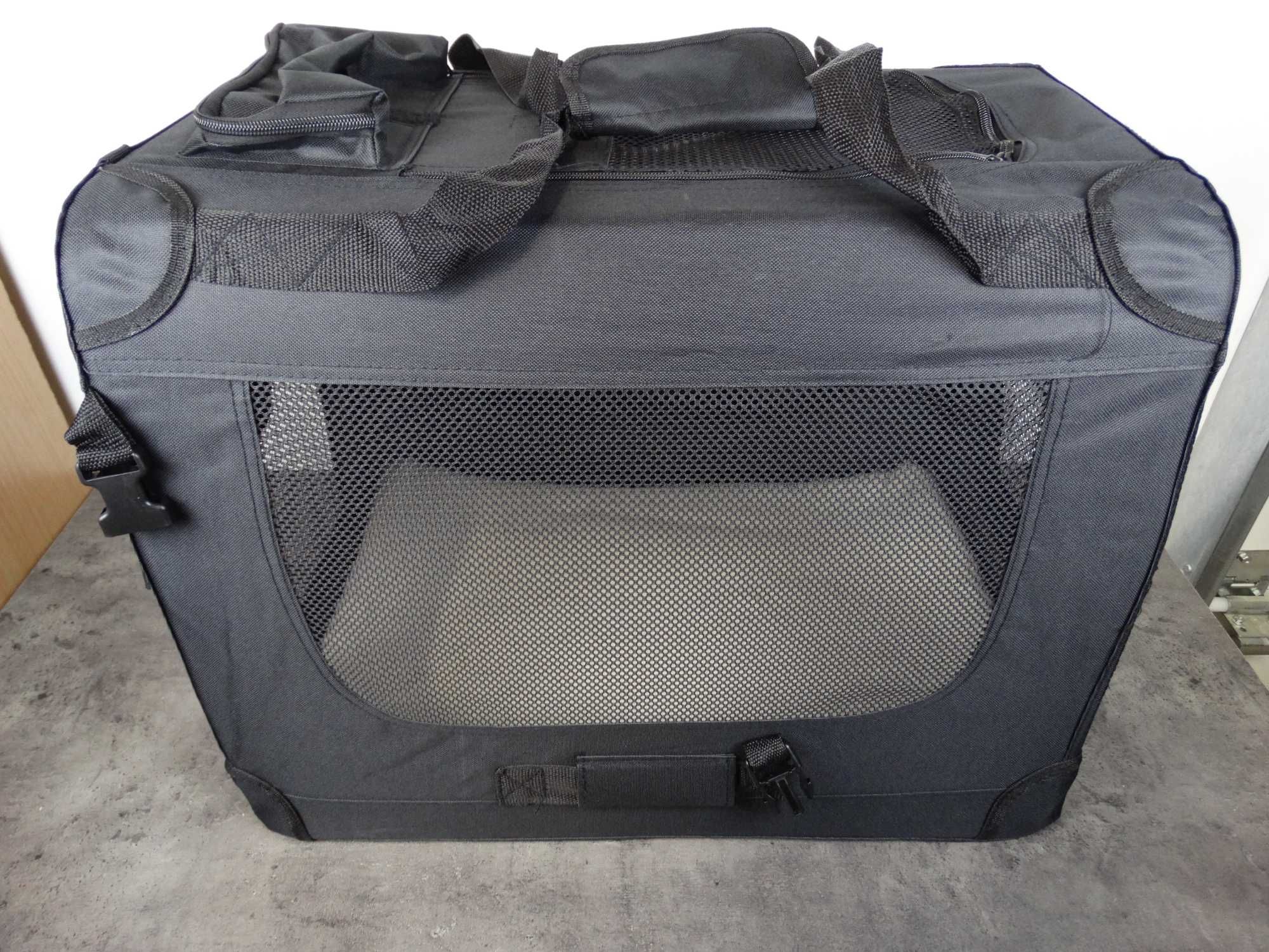 Lionto Torba dla psa, składana torba dla psa M, 60x42x44 cm, czarny