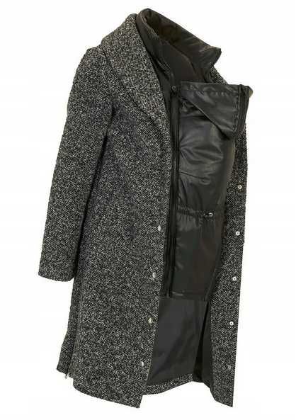 Płaszcz ciążowy i do noszenia w chuście / nosidle  ciepły damski