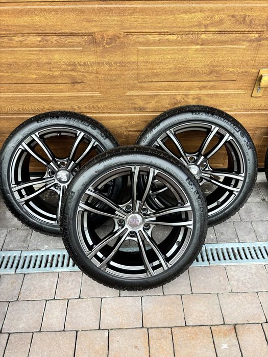 MSW 73 Gloss Dark Grey ET37 Michelin Pilot Alpin 225/45 r18