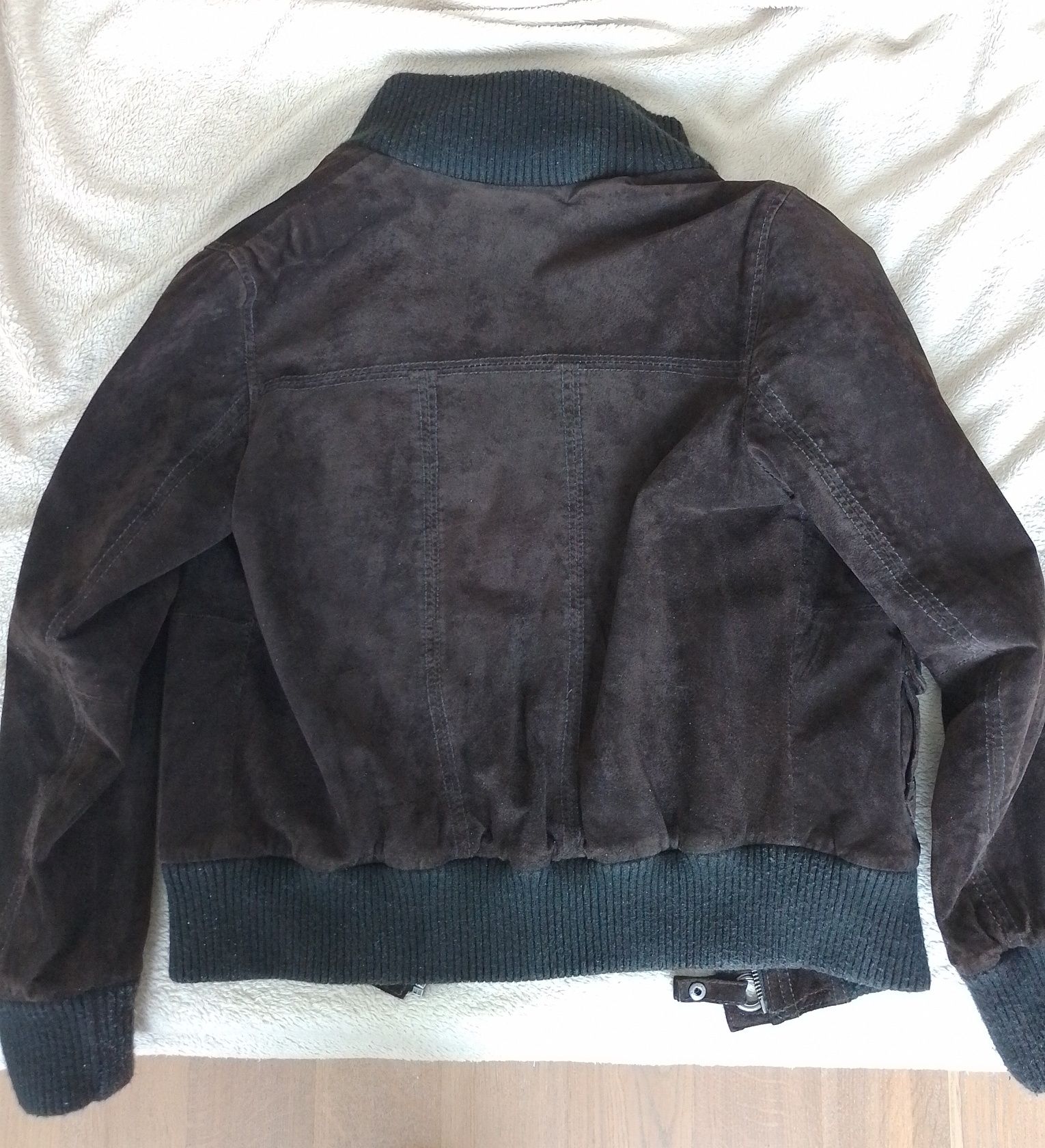 Замшевая натуральная куртка Tom Tailor 38 размер