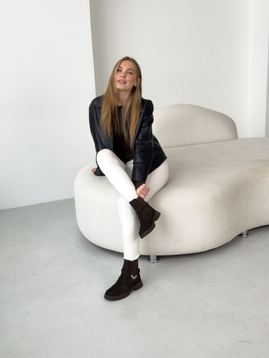 ᐉ РАСПРОДАЖА‼️Замшевые ботинки байка демисезон Премиум Италия АКЦИЯ!!!