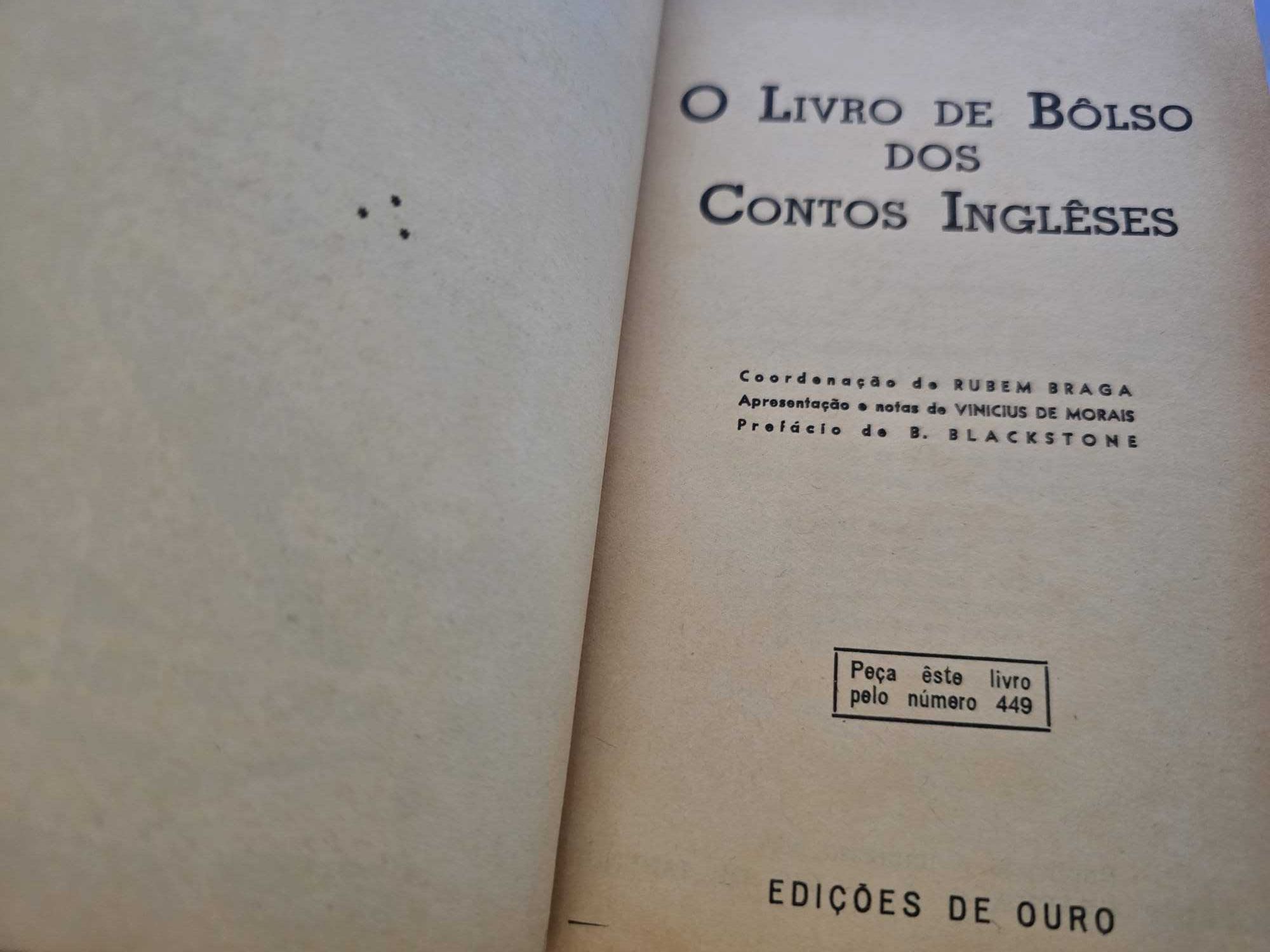 O Livro de Bolso dos Contos Ingleses - Rubem Braga (Coord.)
