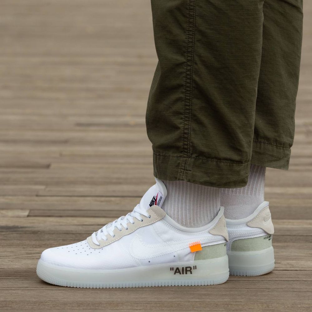 Кросівки чоловічі Nike Air Force 1 Off-White White 40-45