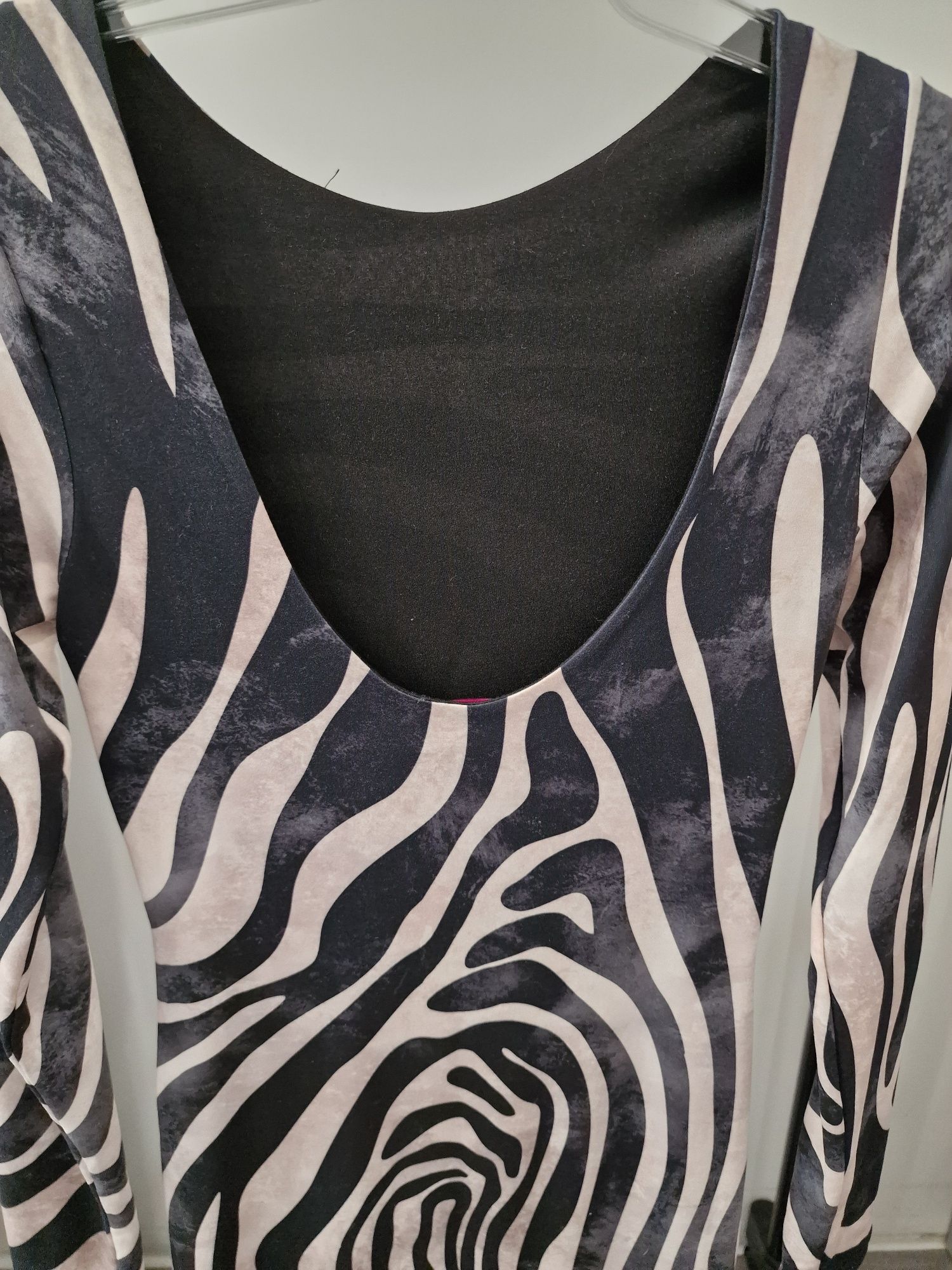 Sukienka welurowa uni XS S M