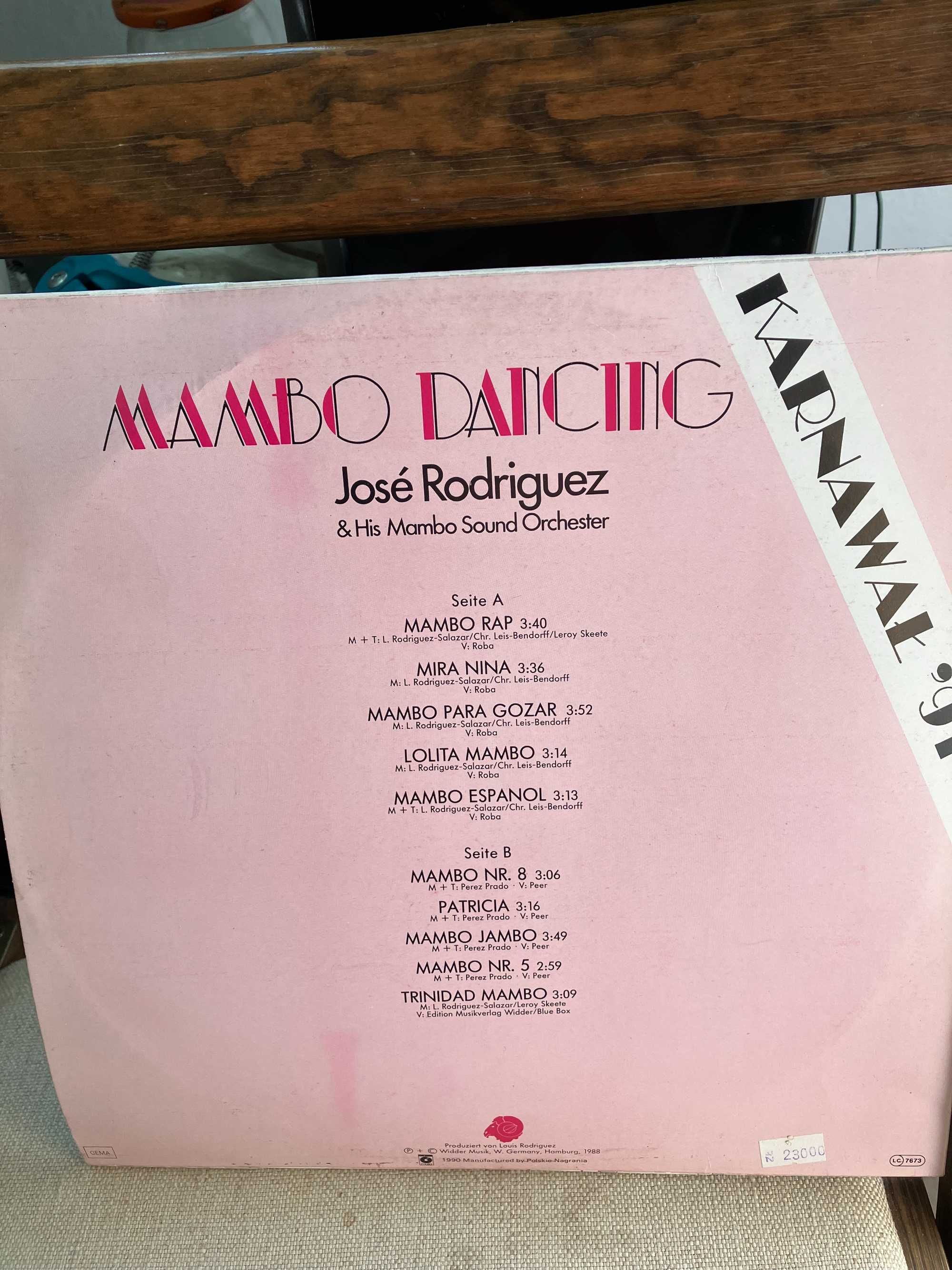 Winyl Jose Rodriguez  " Mambo Dancing III "  mint