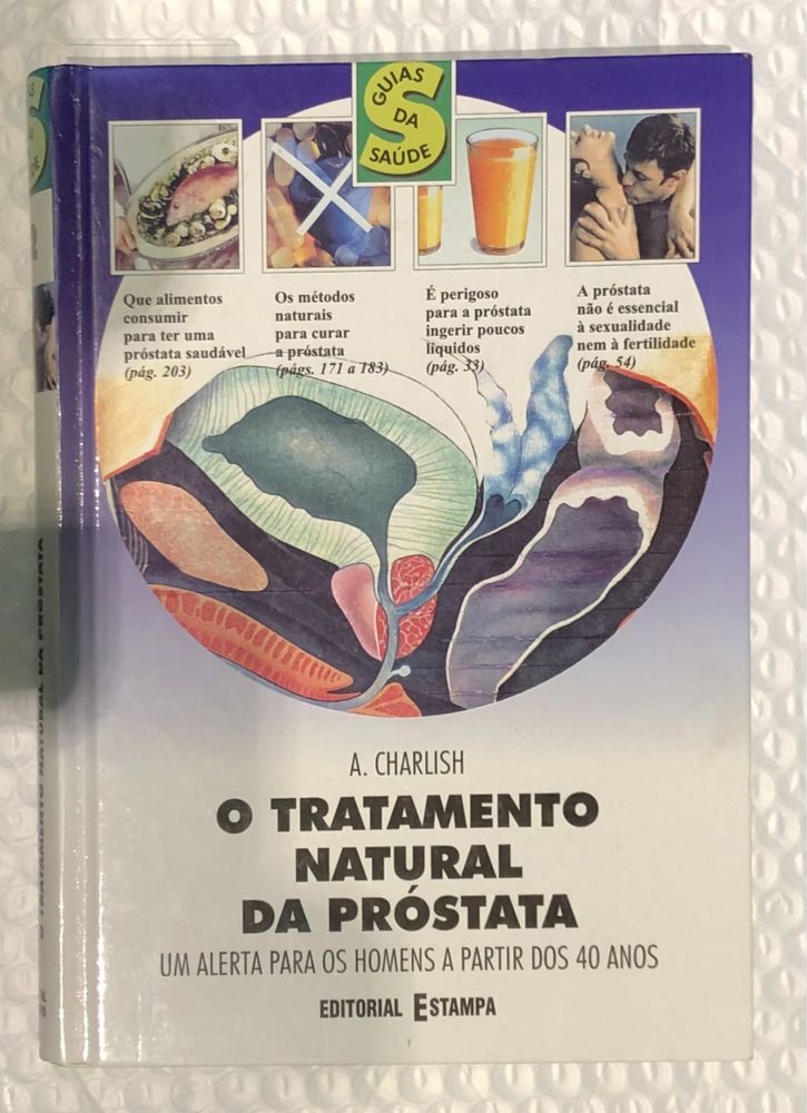 Livro: O Tratamento Natural da Próstata – A. Charlish