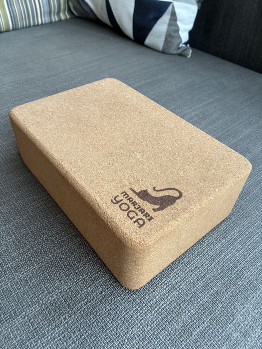 Коркові йога блоки (2 шт), йога блок