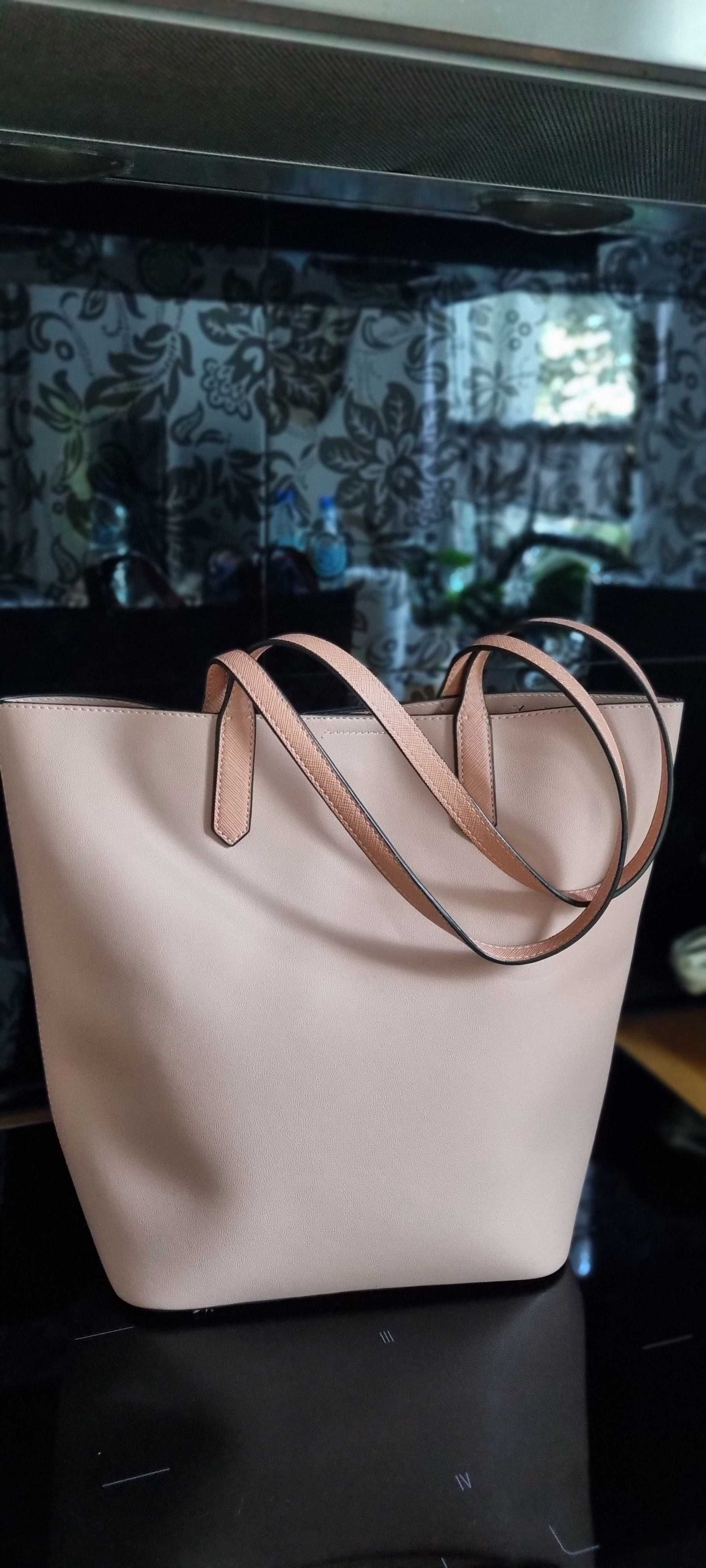 Monnari torebka Shopper Bag pudrowy róż