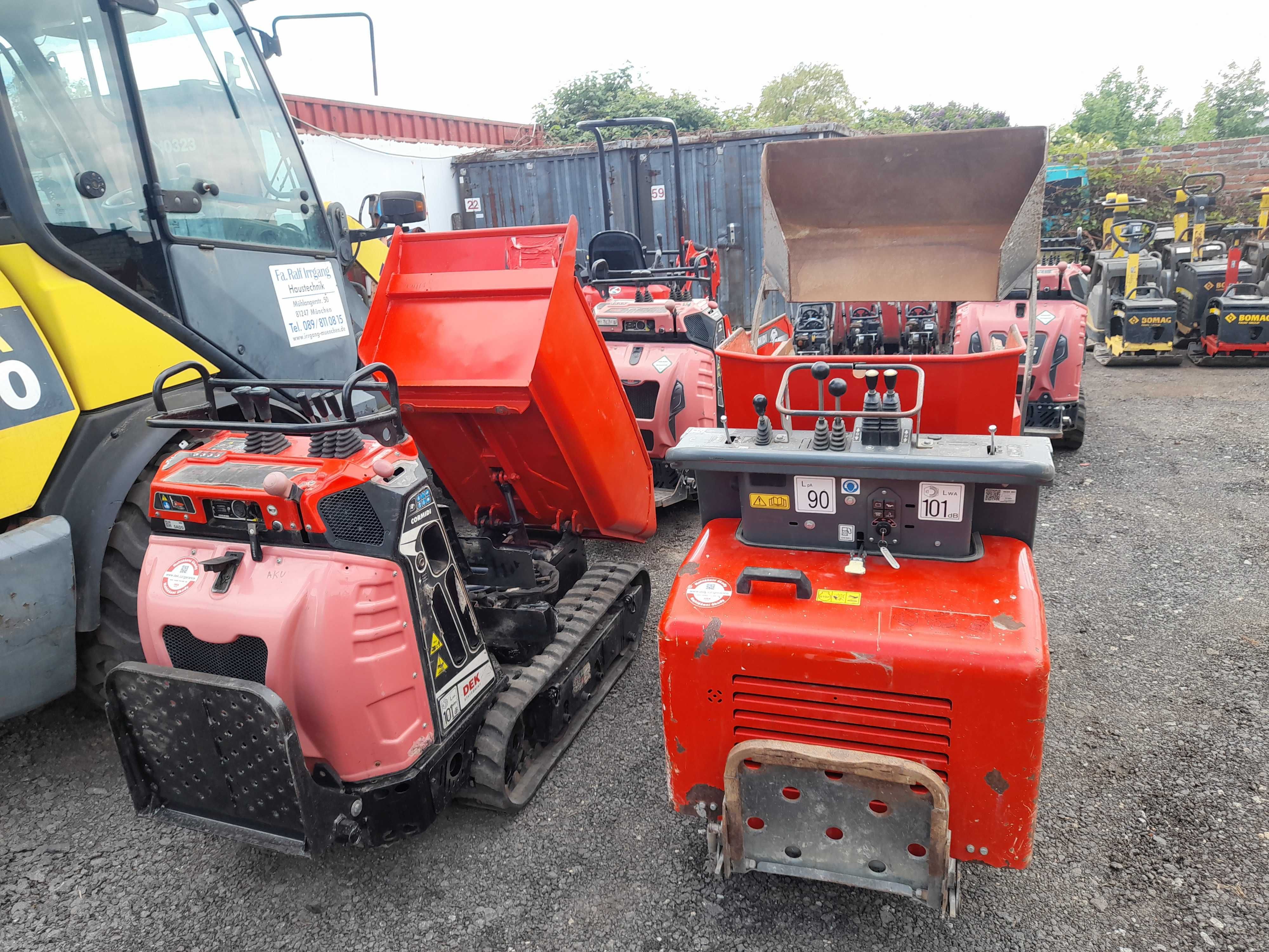 wozidło gąsienicowe wacker cormidi messersi tc 120 d kubota yanmar