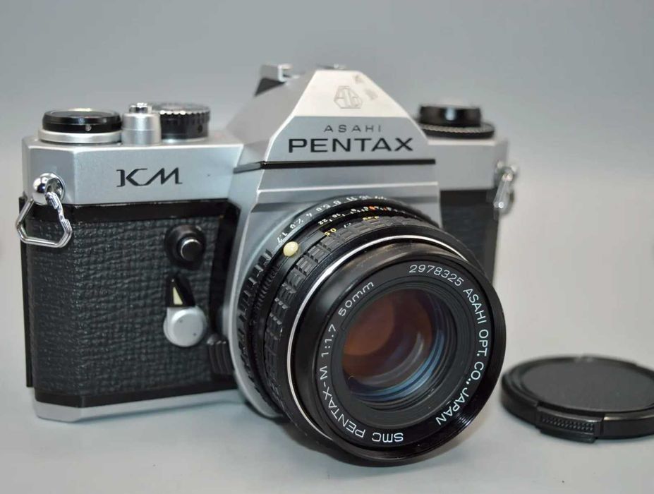Asahi Pentax KM + SMC Pentax 50mm (testada e limpa)