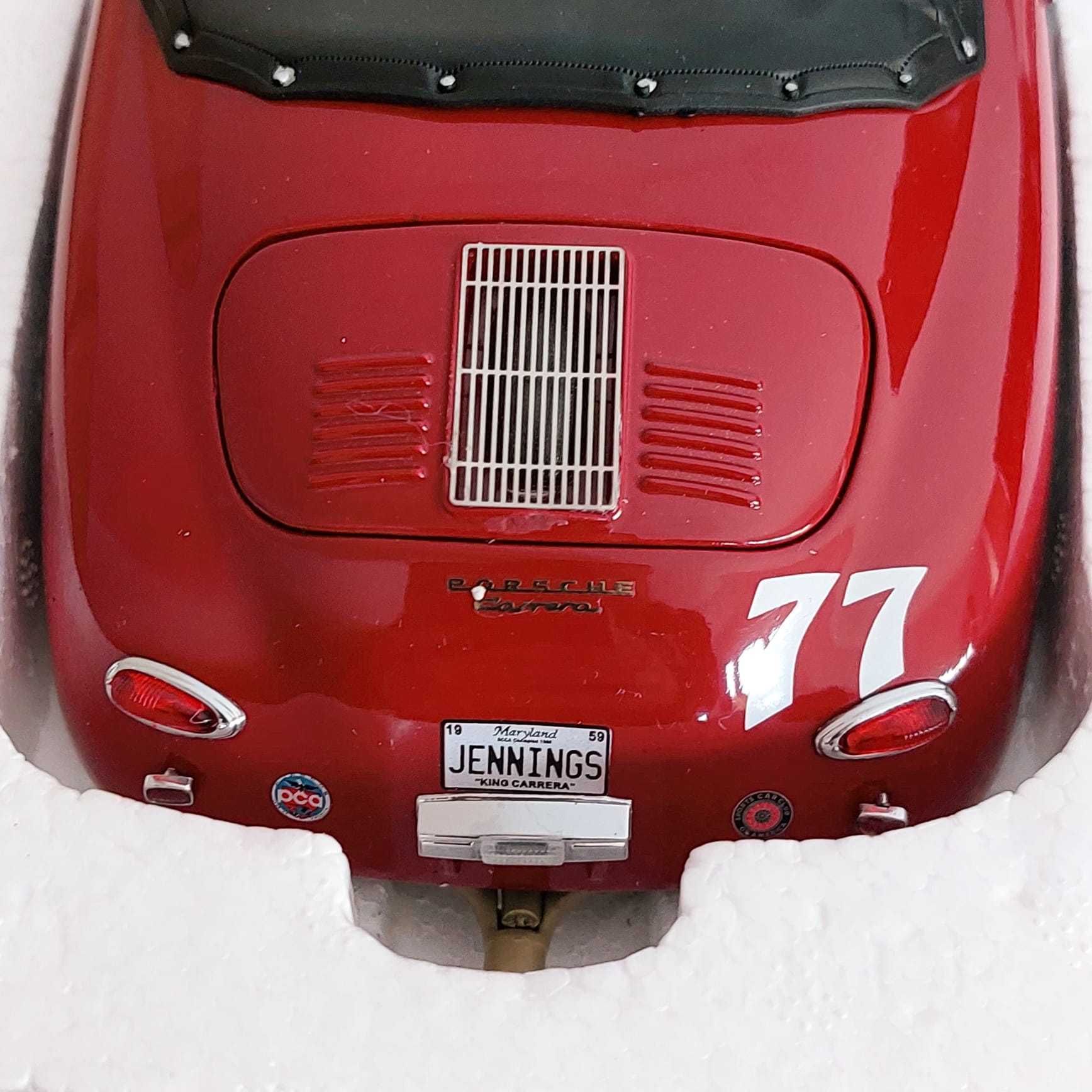 Miniatura Schuco 1/18 Porsche 356A Carrera GT Speedster #77