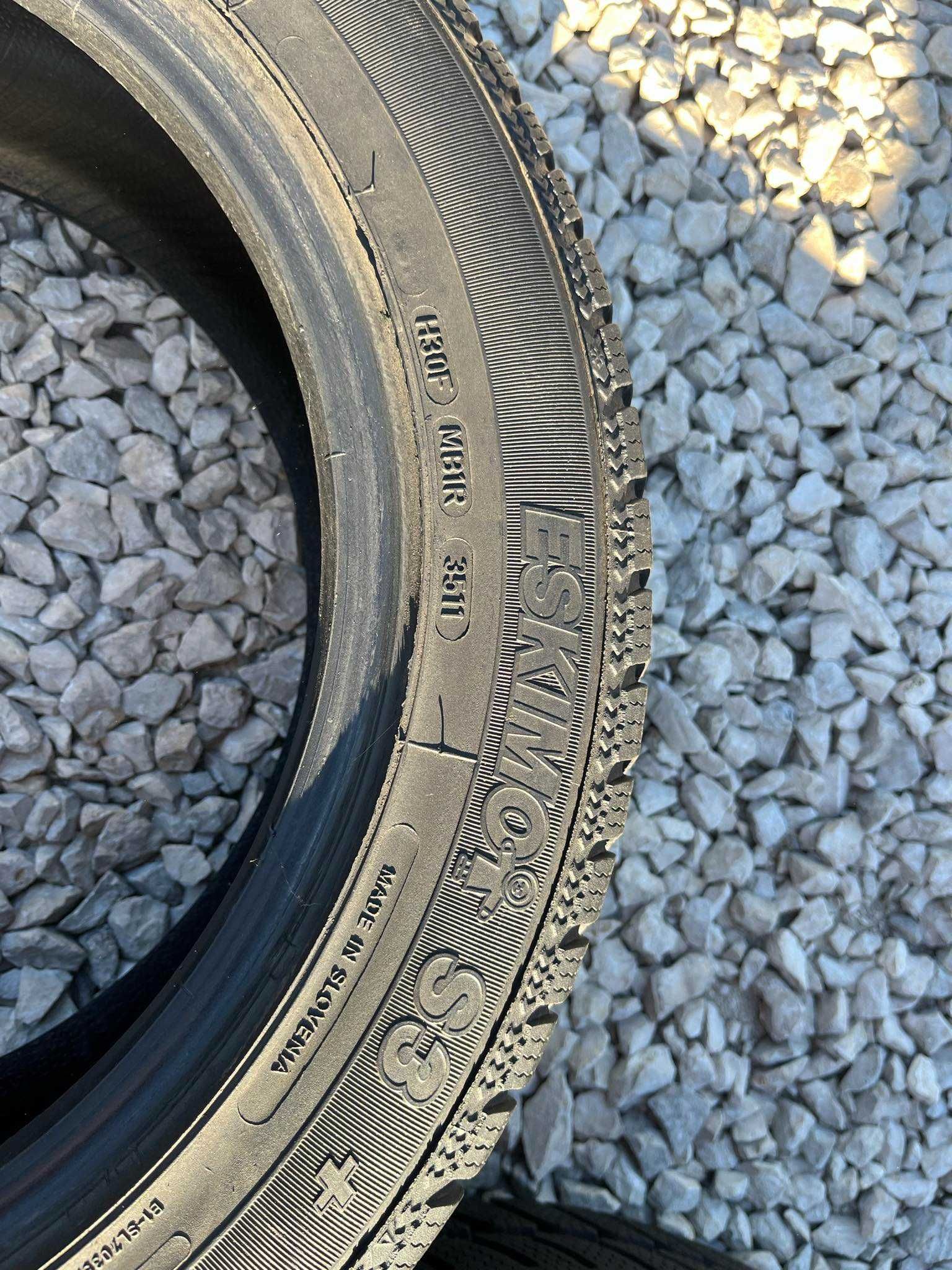 Opony 205/55R16 Sava Eskimo S3+ Zima 2sztuki 6,10mm bieżnika