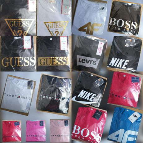 Koszulki Damskie i Męskie Boss Puma Nike Gucci Guess