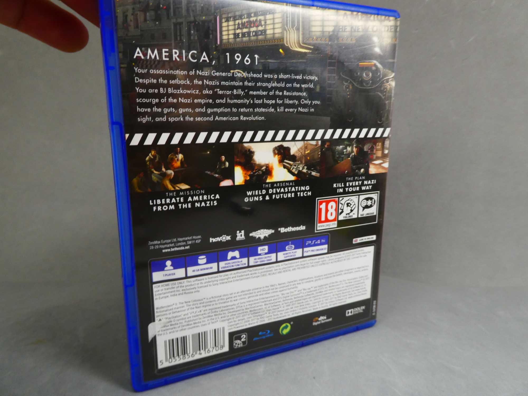 Wolfenstein 2 The New Colossus PS4
