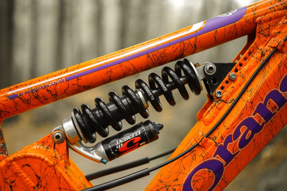 Rower retro DH FR ORANGE 222 + Rock Shox Boxxer