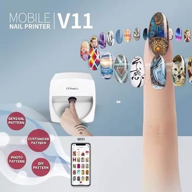 Impressora para unhas O2 nails