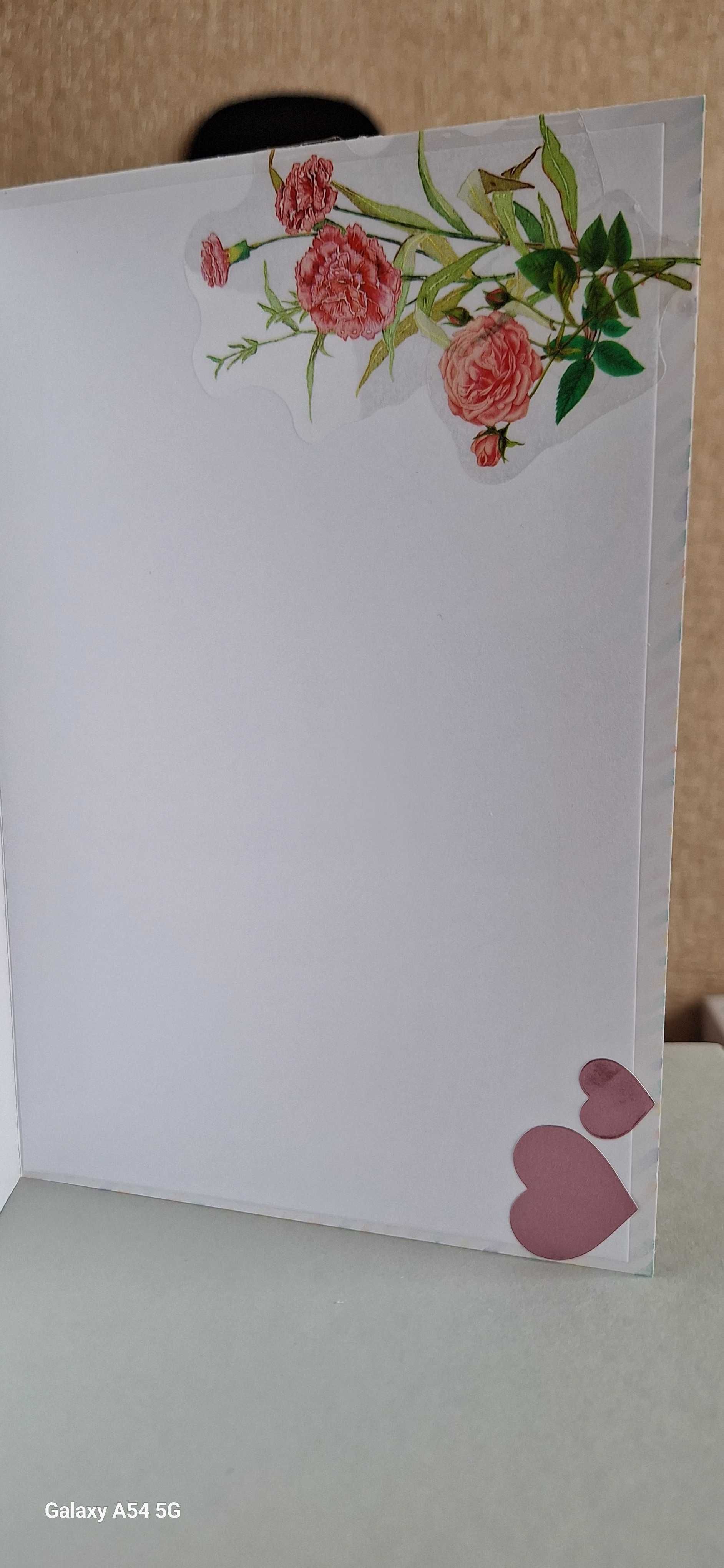 URODZINY rękodzieło kartka akwarela