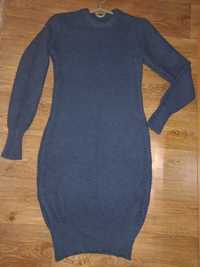 Платье женское вязаное теплое