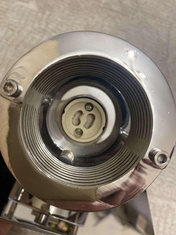 Lampa halogenowa z kinkietem komplet