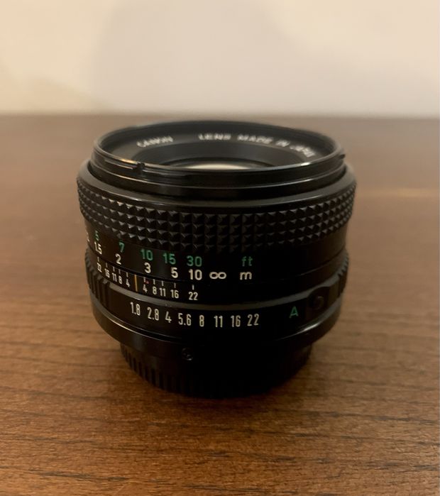 Canon FD 50mm f/1.8 (excelente estado)