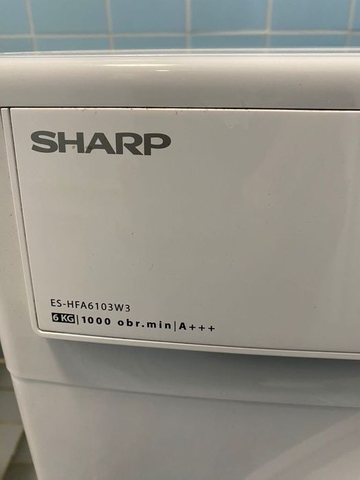 Pralka Sharp 6kg A++ (ES-HFM6103W3) – zadbana