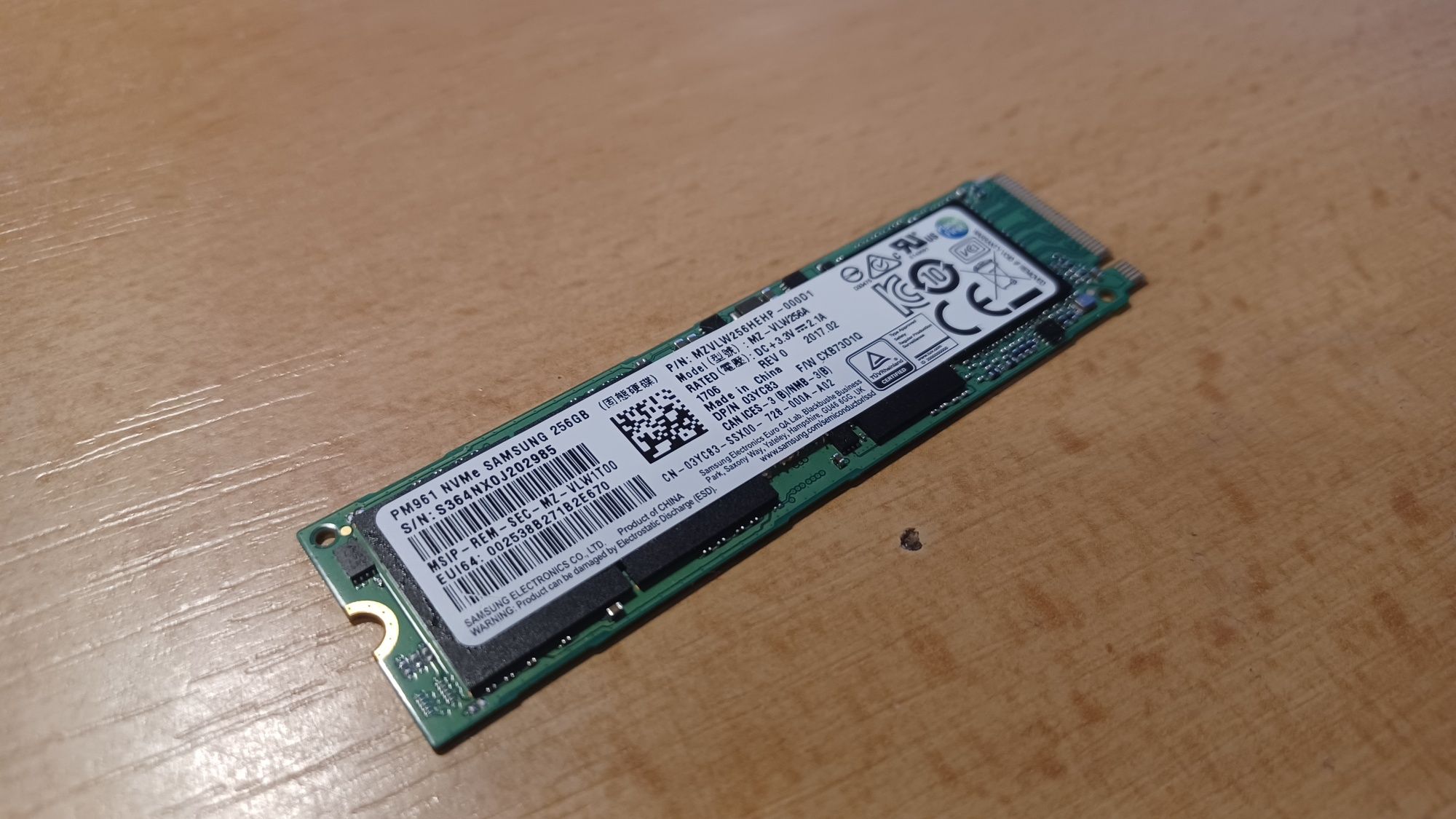 Dysk SSD 256GB M.2 PCIe NVMe Samsung, Gwarancja !