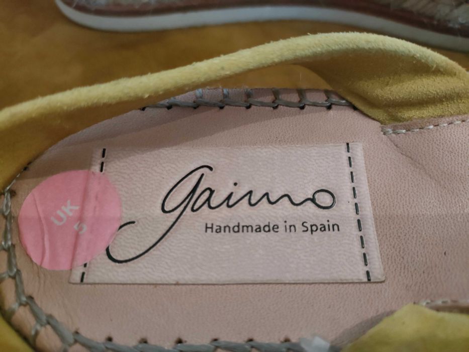 Sandały espadryle hiszpańskie Gaimo r.38