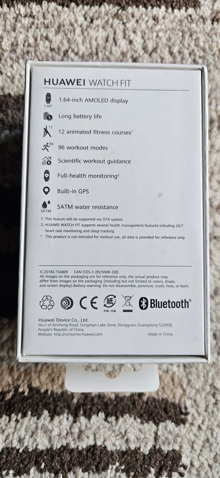 Zegarek smartwatch Huawei Fit Czarny