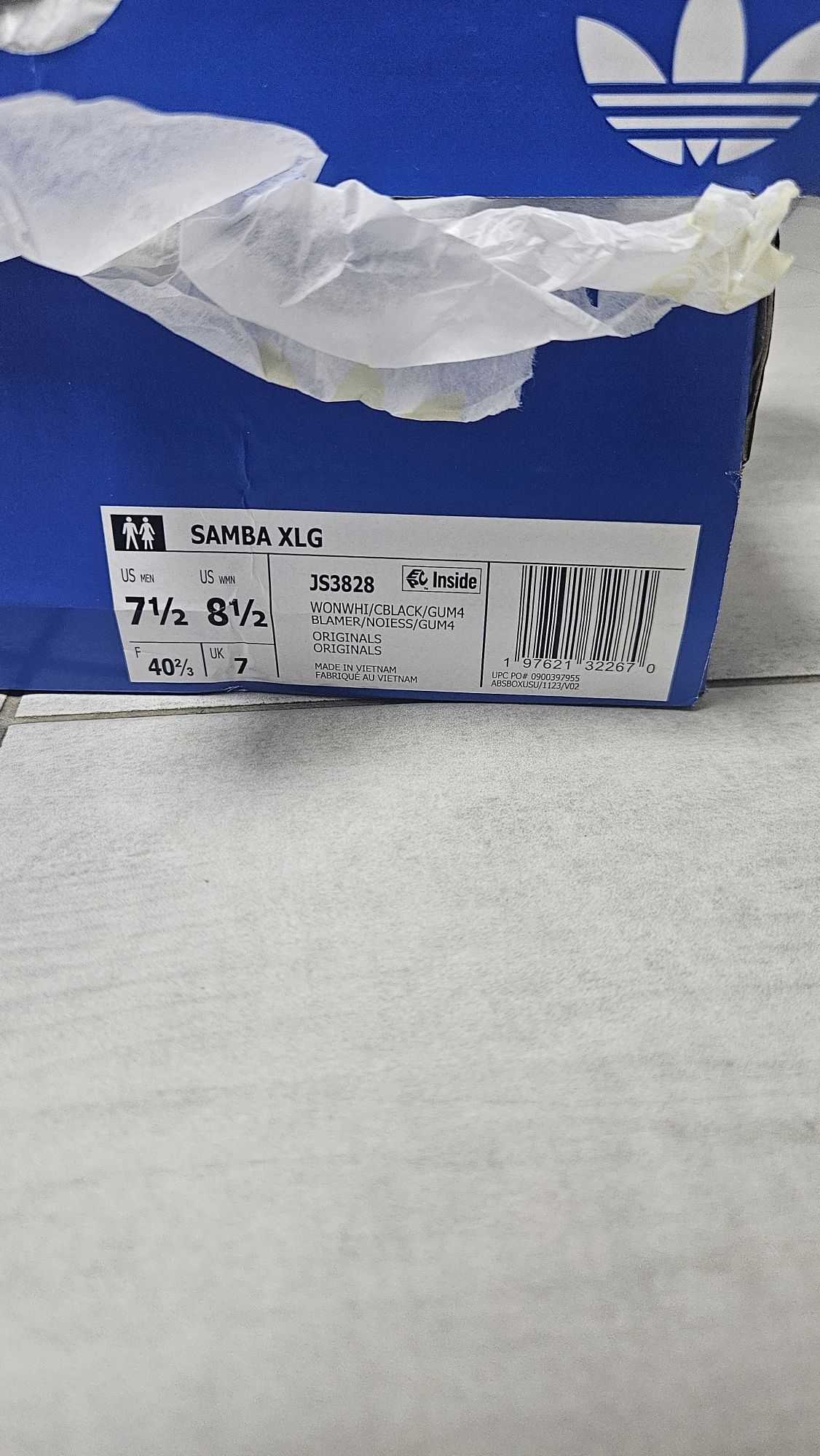 Кеди Adidas Samba XLG, 39 р.