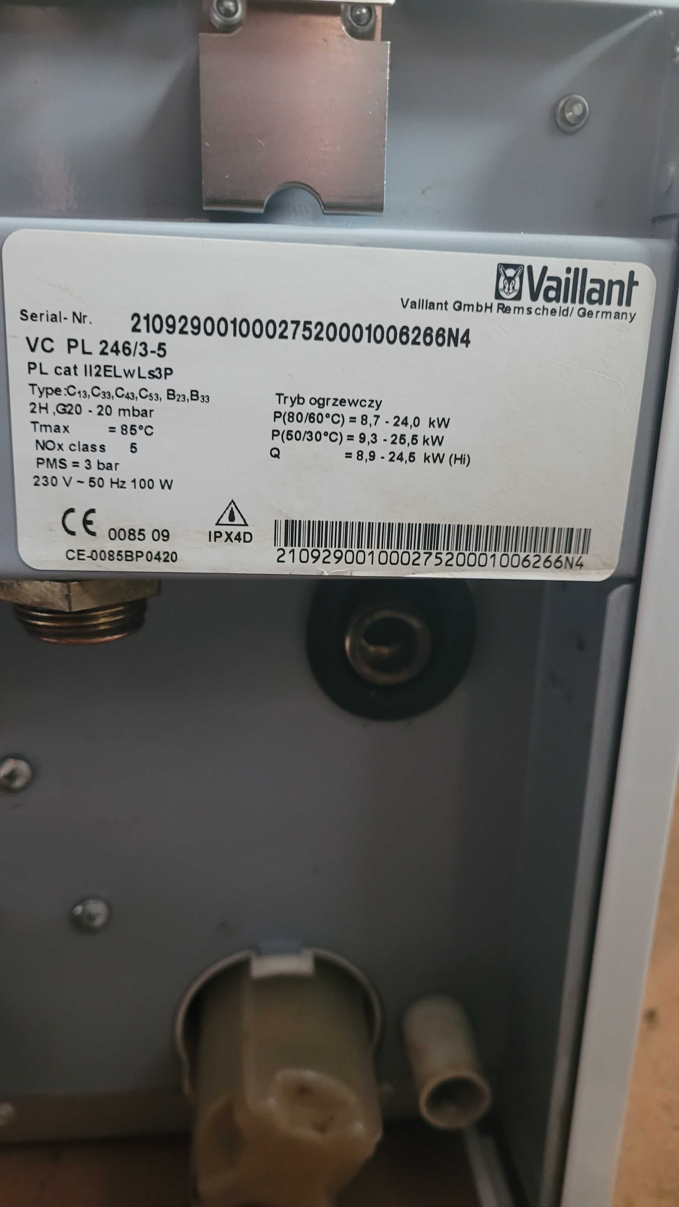 Vaillant ecoTec CV 246/5-3 z regulatorem pogodowym calorMatic 430F