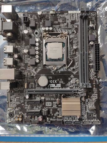 ASUS H110M-K+INTEL PENTIUM G4600 3.60GHZ+ Goodram DDR4 2133(2×4gb) 8gb