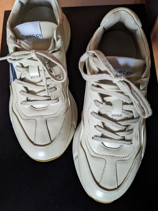 Gucci Rhyton 38р шкіра бежеві 
Rhyton