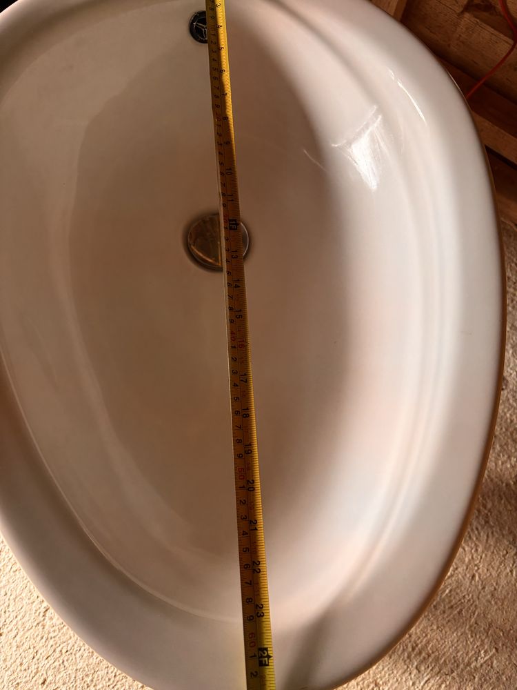 Umywalka ceramiczna + syfon