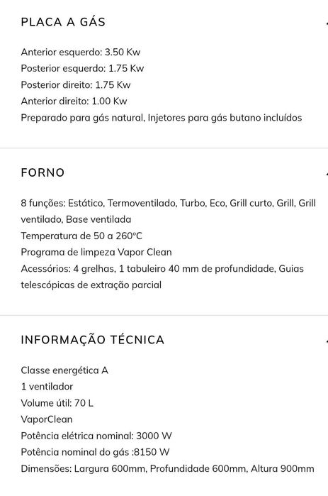 Vendo Fogão SMEG